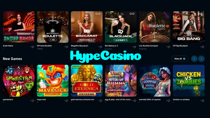 HypeCasino خوش آمدید بونس +600% پیشکش موبائل ایپ کے پروموشن سیکشن میں دکھائی دیتی ہے۔